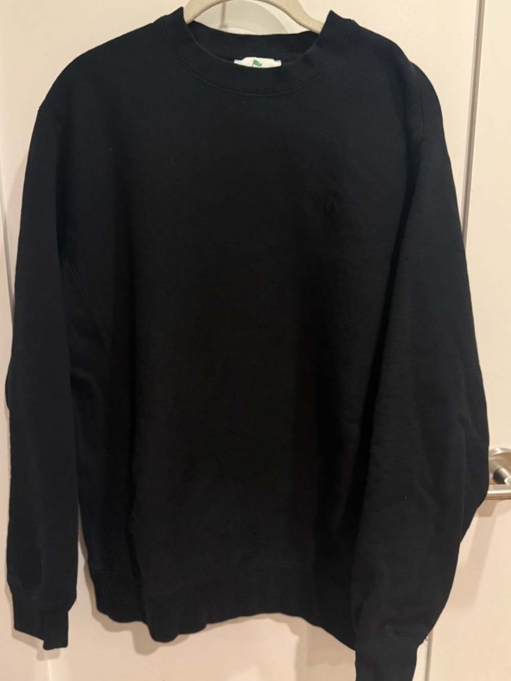 Unisex Black Crewneck TikTok Sweatshirt  - Classic Everyday Sweater